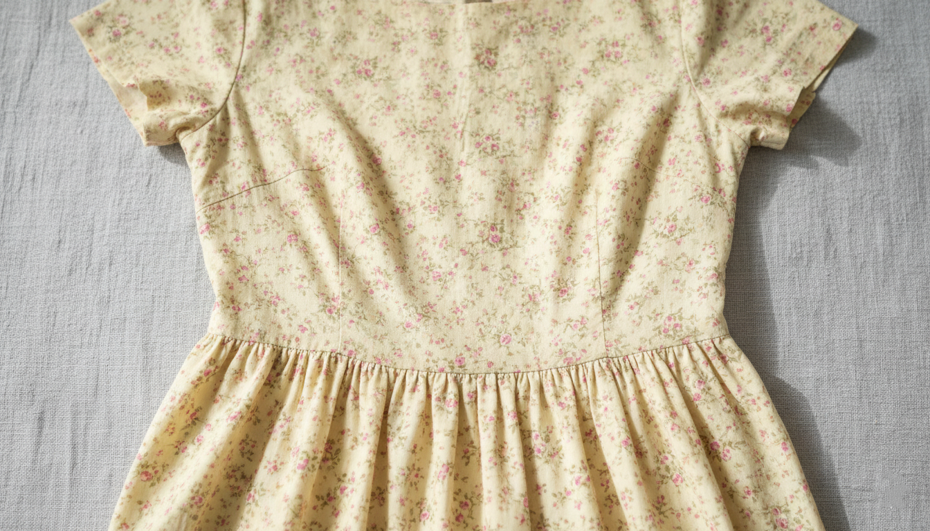 How to Wash a 60-Year-Old Cotton Dress Without Destroying It