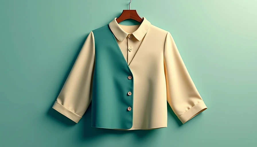 Visual context for blouse and vest