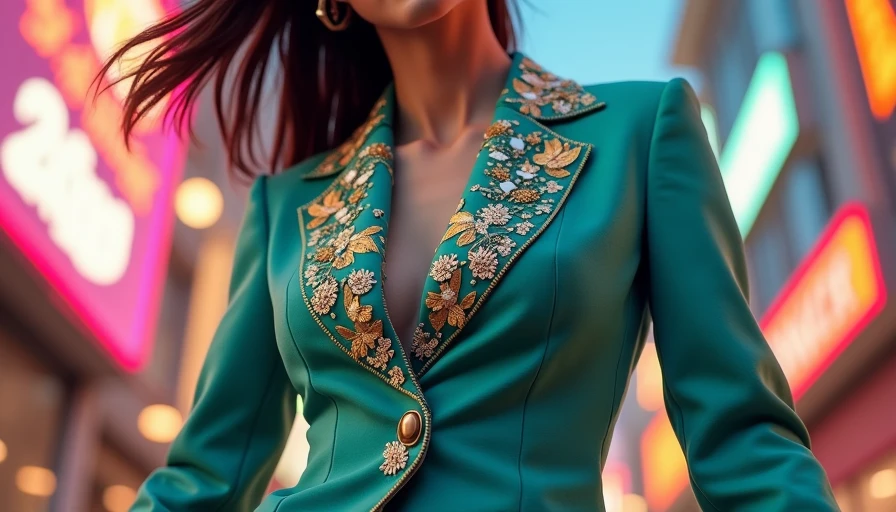 Visual context for bolero musician jacket