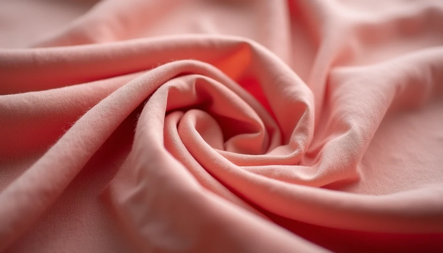 Illustration for vintage cotton sateen fabric